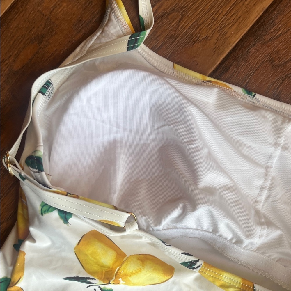 Kate Spade Lemon Print Swimsuit - Size XLT - Picture 6 of 12